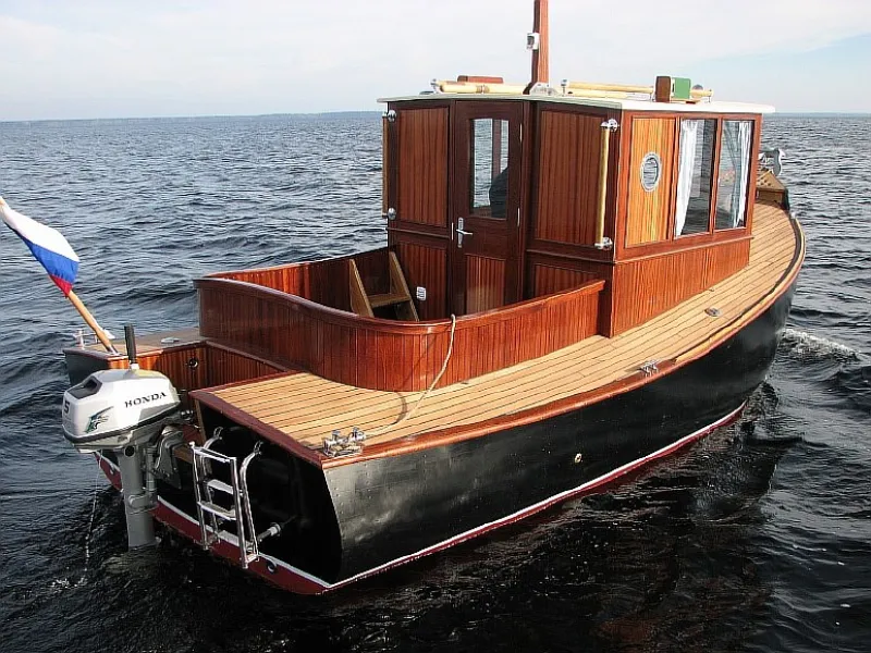 Деревянная лодка Аскольд-18, фото: 5