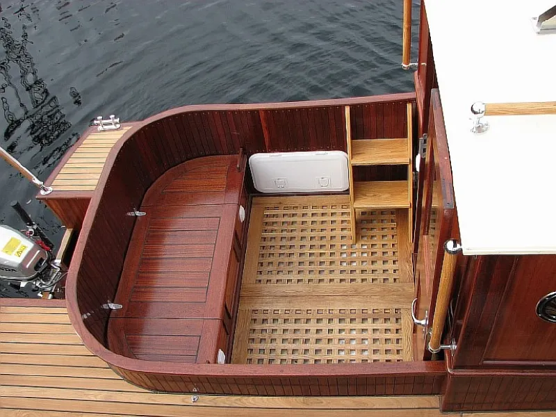 Деревянная лодка Аскольд-18, фото: 10