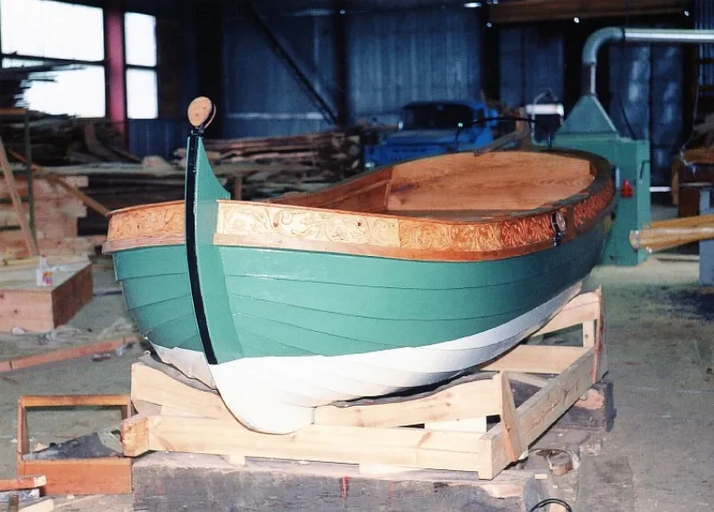 Деревянная лодка Ботик Екатерины Великой, фото: 2