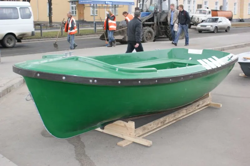 Пластиковая лодка СЛК-Fish (шлюпка), фото: 15