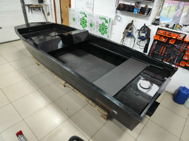 Пластиковая лодка GOONCH 480 jet fish m wide, фото: 4