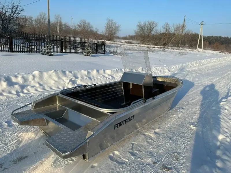 Алюминиевая лодка Fortboat 430, фото: 1