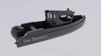 Каютный катер SEA DYNAMICS 750 консоль обложка