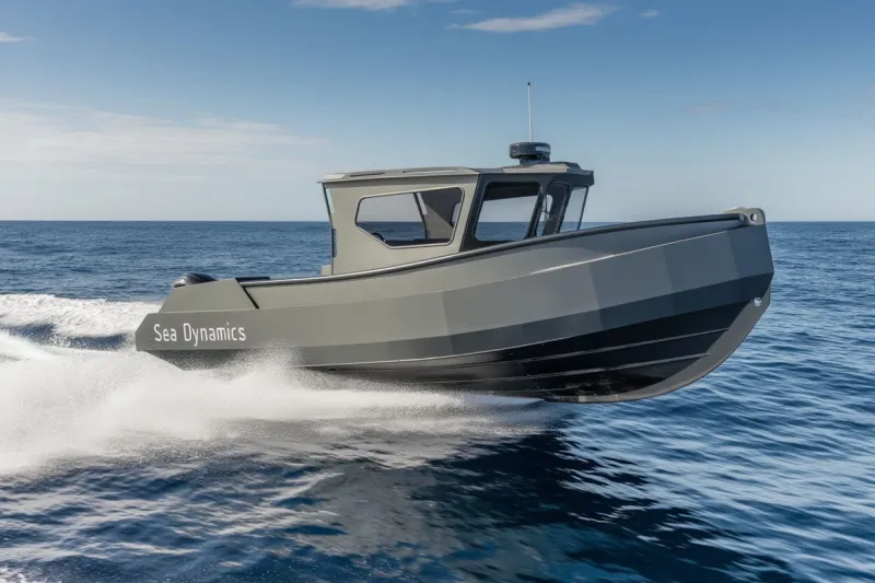 Пластиковая лодка SEA DYNAMICS 750 консоль, фото: 3