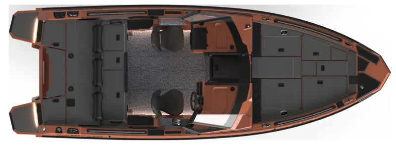 Пластиковая лодка SPINCH 655 V1 GLIDER, фото: 24