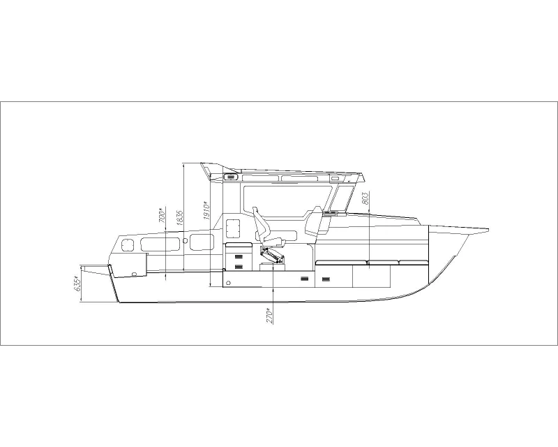 Моторная лодка Катера для рыбалки и туризма, фото: 3