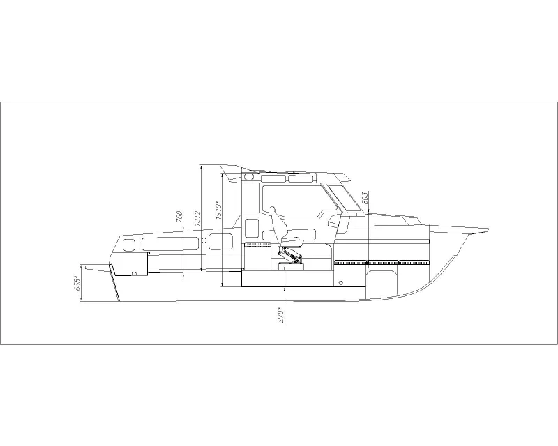 Моторная лодка Катера для рыбалки и туризма, фото: 2