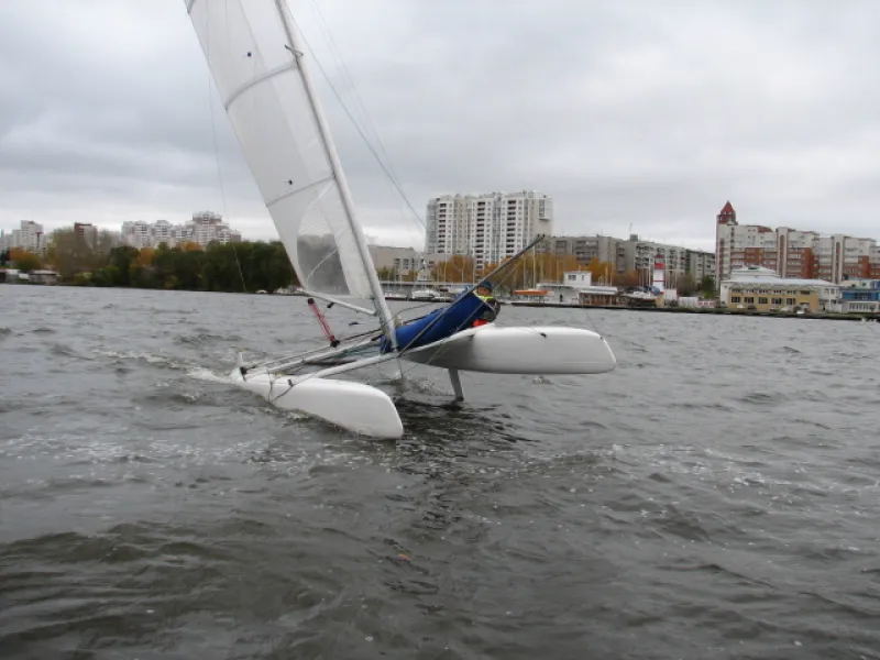 Моторная лодка Катамаран F-16, фото: 10