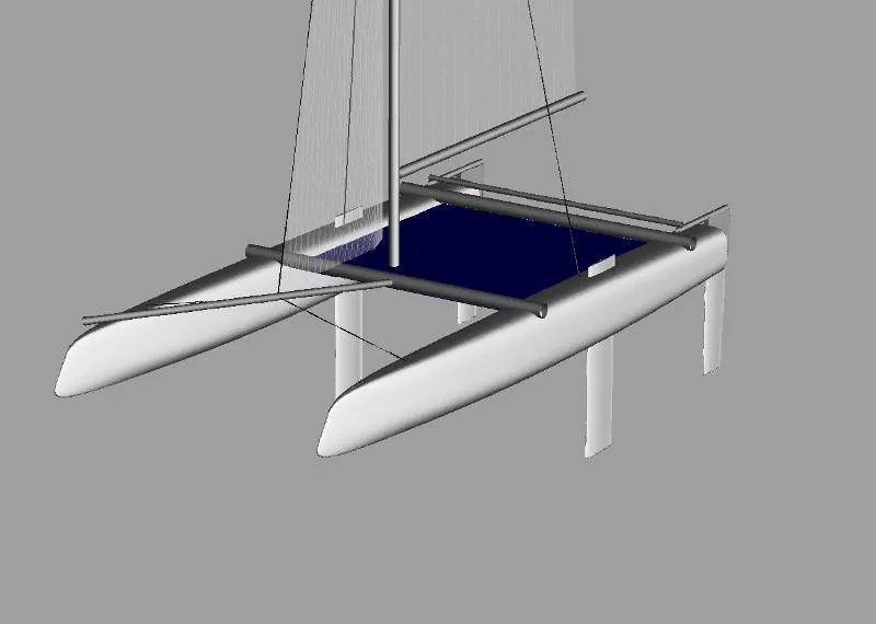 Моторная лодка Катамаран F-16, фото: 2