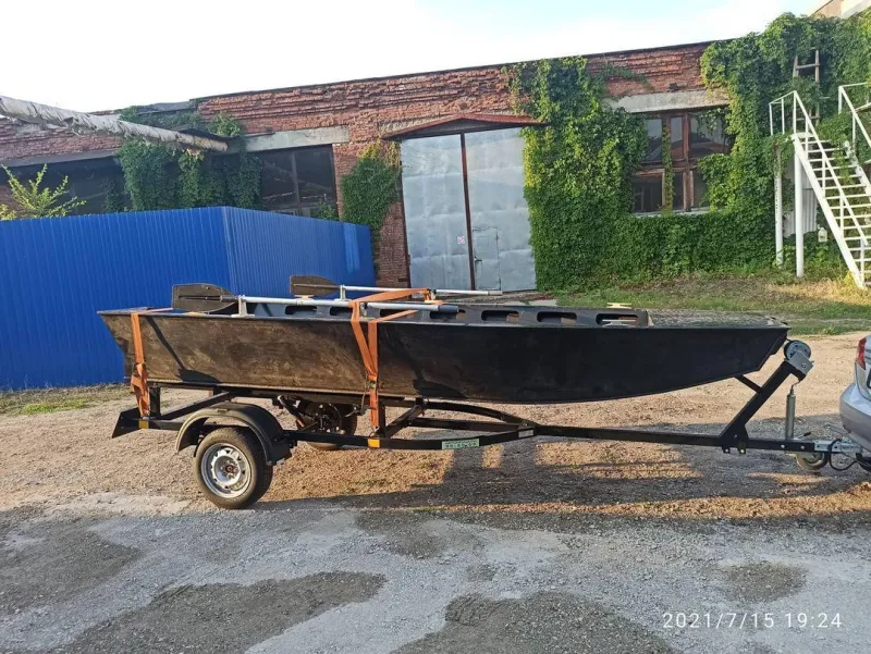 Пластиковая лодка Лодка ПНД Джонбот, фото: 7