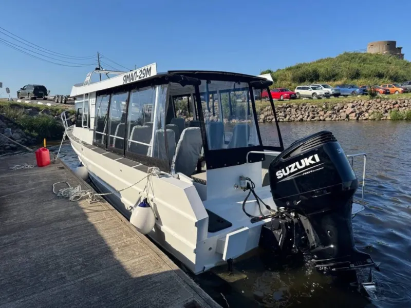 Алюминиевая лодка Моторная яхта Ямал-29М, фото: 157