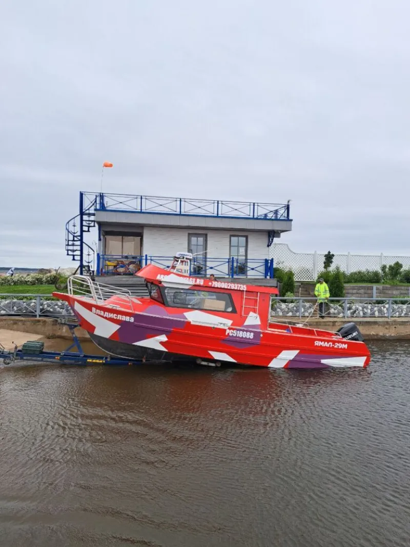 Алюминиевая лодка Моторная яхта Ямал-29М, фото: 153