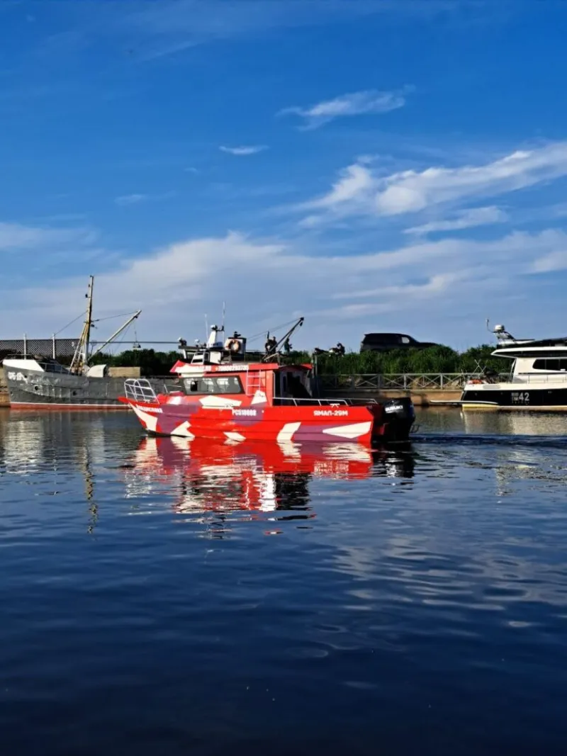 Алюминиевая лодка Моторная яхта Ямал-29М, фото: 151