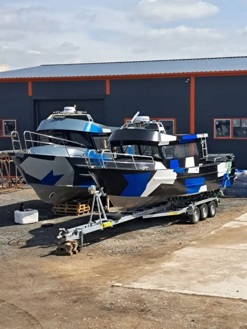 Алюминиевая лодка Моторная яхта Ямал-29М, фото: 148