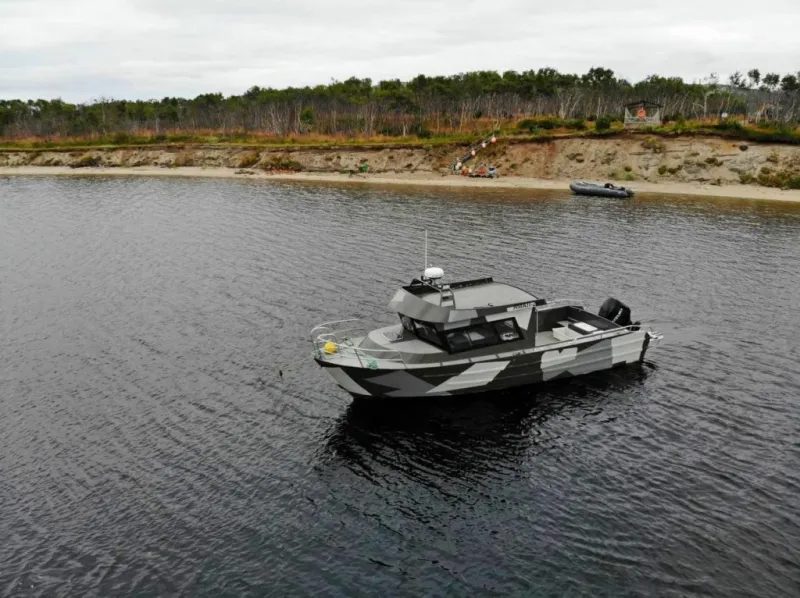 Алюминиевая лодка Моторная яхта Ямал-29М, фото: 95