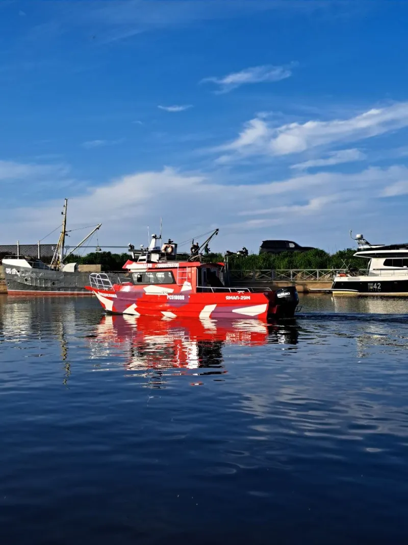 Алюминиевая лодка Моторная яхта Ямал-29М, фото: 64