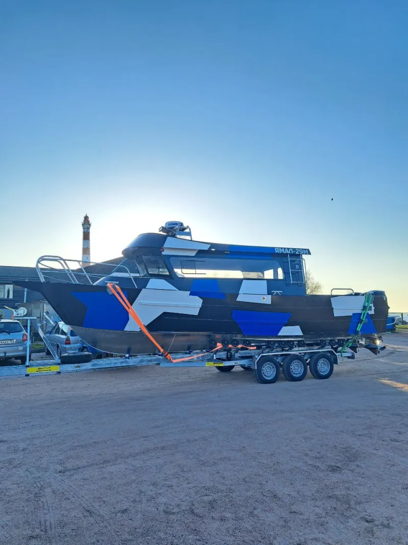 Алюминиевая лодка Моторная яхта Ямал-29М, фото: 60