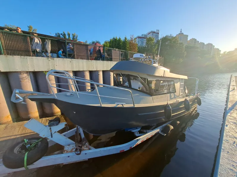 Алюминиевая лодка Моторная яхта Ямал-29М, фото: 33