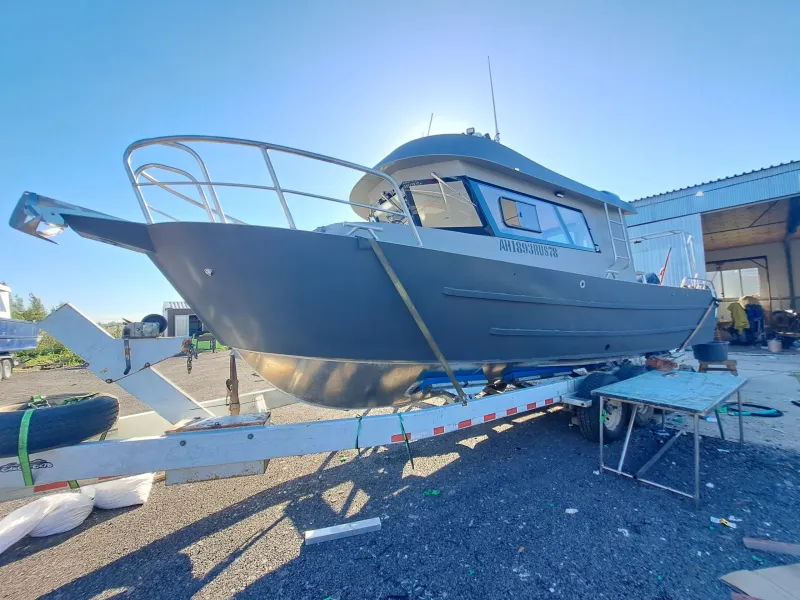 Алюминиевая лодка Моторная яхта Ямал-29М, фото: 31