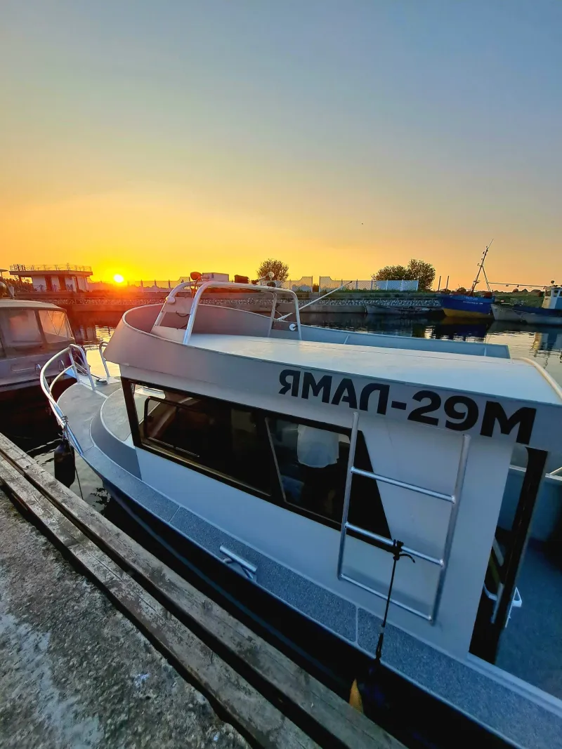 Алюминиевая лодка Моторная яхта Ямал-29М, фото: 17