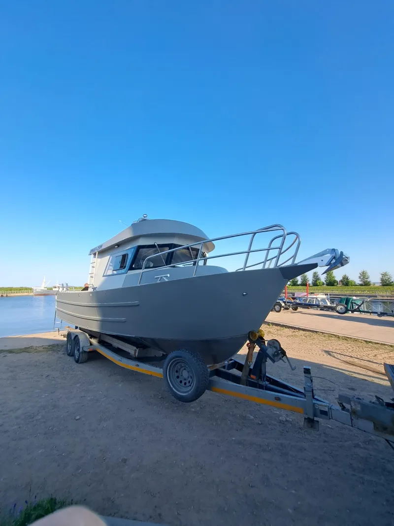 Алюминиевая лодка Моторная яхта Ямал-29М, фото: 14