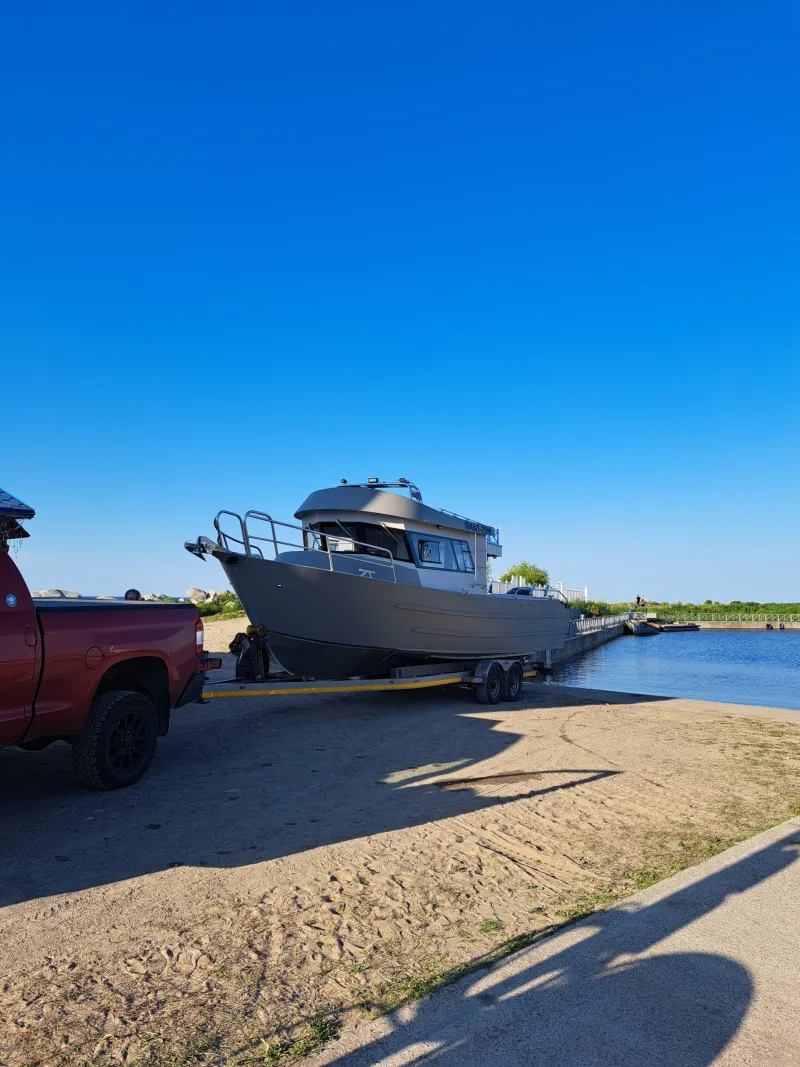 Алюминиевая лодка Моторная яхта Ямал-29М, фото: 13