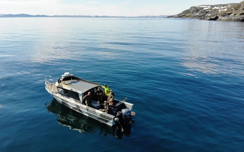 Алюминиевая лодка Моторная яхта Ямал-29М, фото: 4