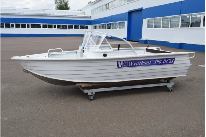 Моторная лодка Wyatboat-390 DCM Увеличенный борт, фото: 33