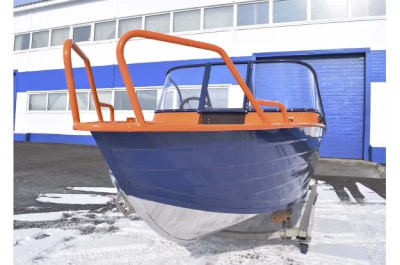 Моторная лодка Wyatboat-390 DCM Увеличенный борт, фото: 32