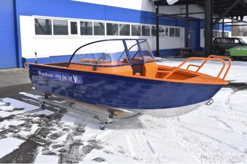 Моторная лодка Wyatboat-390 DCM Увеличенный борт, фото: 31