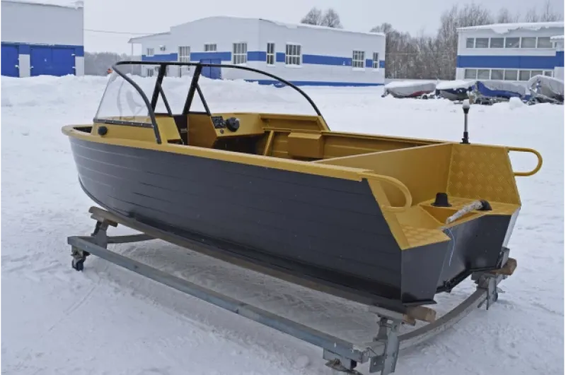 Моторная лодка Wyatboat-390 DCM Увеличенный борт, фото: 27