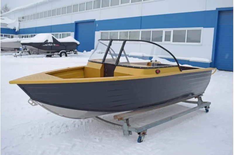 Моторная лодка Wyatboat-390 DCM Увеличенный борт, фото: 26