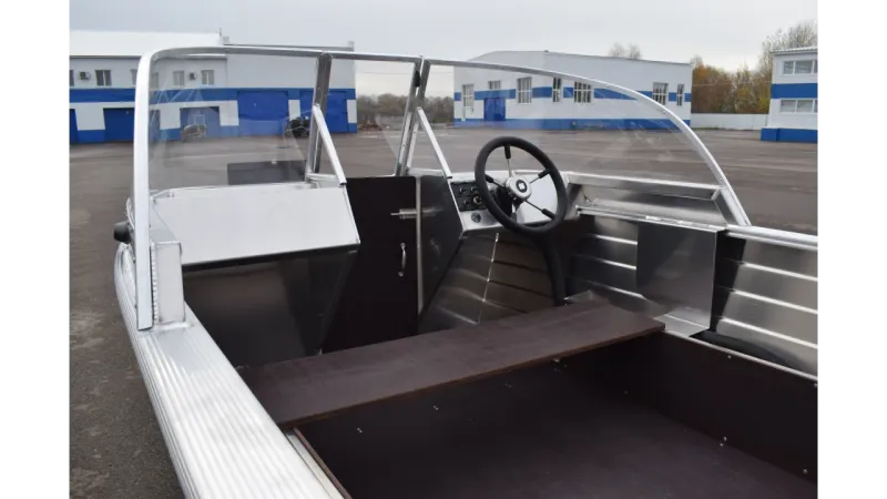 Моторная лодка Wyatboat-390 DCM Увеличенный борт, фото: 19