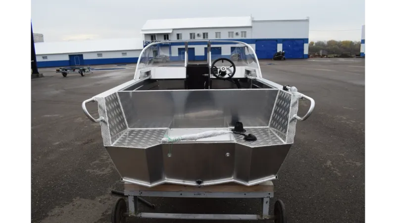 Моторная лодка Wyatboat-390 DCM Увеличенный борт, фото: 16