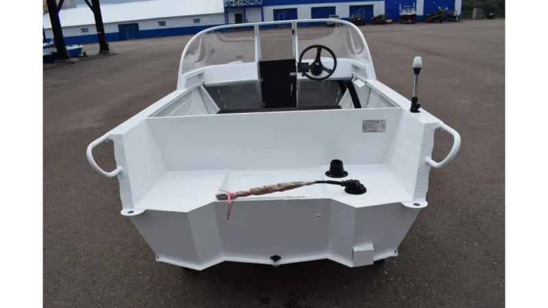 Моторная лодка Wyatboat-390 DCM Увеличенный борт, фото: 14