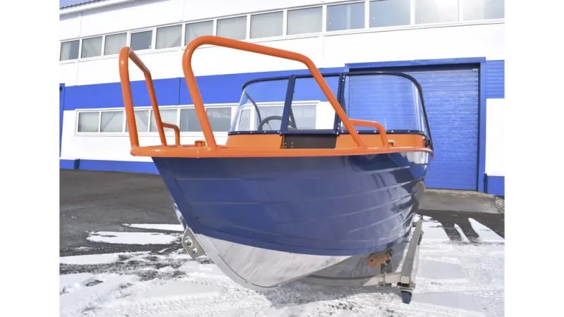 Моторная лодка Wyatboat-390 DCM Увеличенный борт, фото: 10