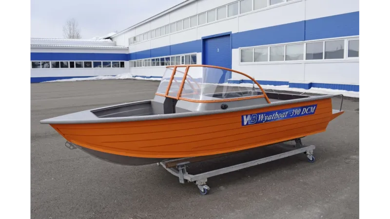 Моторная лодка Wyatboat-390 DCM Увеличенный борт, фото: 7