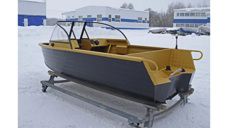 Моторная лодка Wyatboat-390 DCM Увеличенный борт, фото: 5