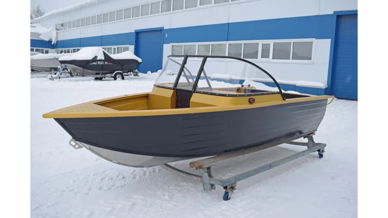 Моторная лодка Wyatboat-390 DCM Увеличенный борт, фото: 4