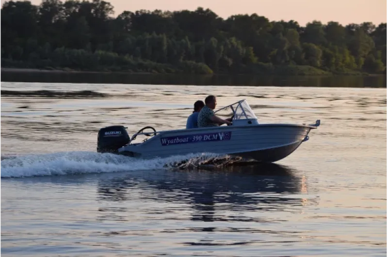 Алюминиевая лодка Wyatboat-390 DCM, фото: 37