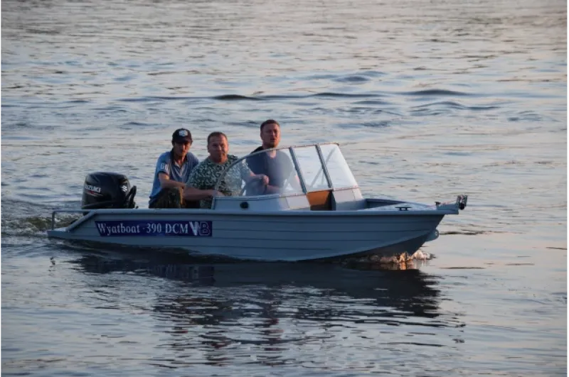 Алюминиевая лодка Wyatboat-390 DCM, фото: 36