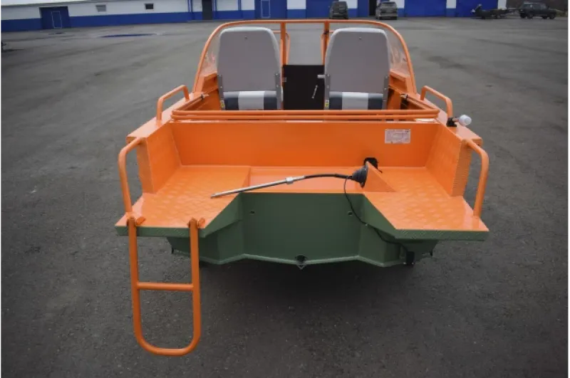 Алюминиевая лодка Wyatboat-390 DCM, фото: 33