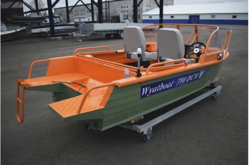 Алюминиевая лодка Wyatboat-390 DCM, фото: 32