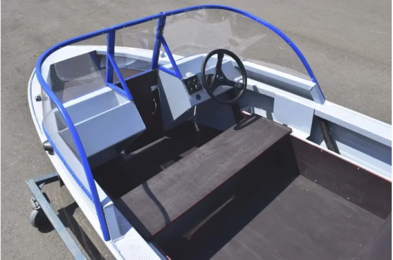 Алюминиевая лодка Wyatboat-390 DCM, фото: 28