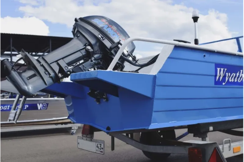 Алюминиевая лодка Wyatboat-390 DCM, фото: 25