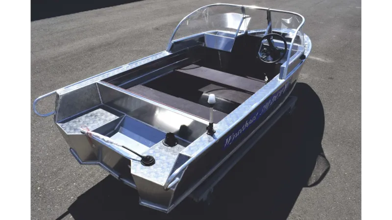 Алюминиевая лодка Wyatboat-390 DCM, фото: 21