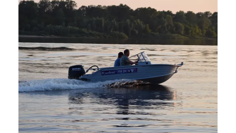 Алюминиевая лодка Wyatboat-390 DCM, фото: 14