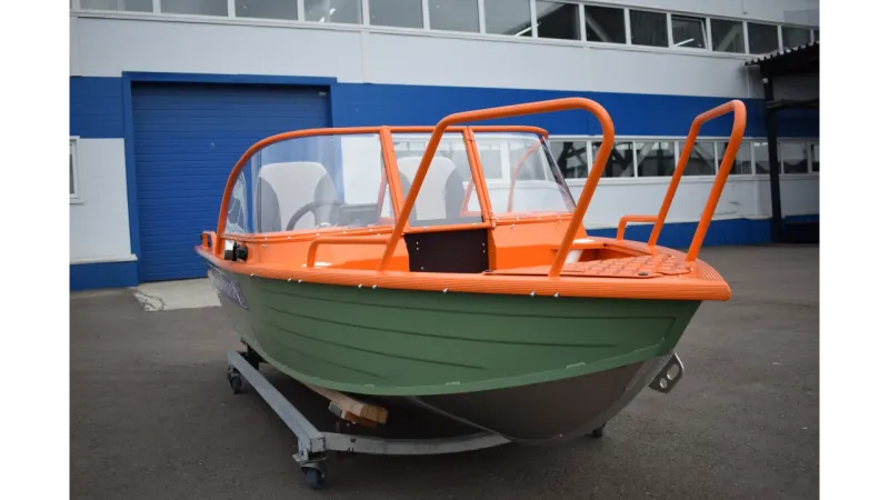 Алюминиевая лодка Wyatboat-390 DCM, фото: 8