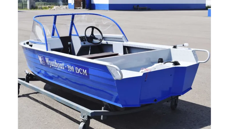 Алюминиевая лодка Wyatboat-390 DCM, фото: 6
