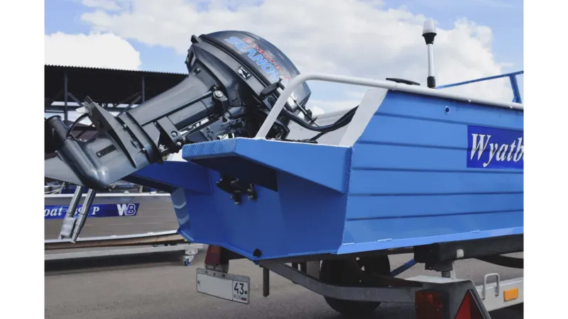 Алюминиевая лодка Wyatboat-390 DCM, фото: 2